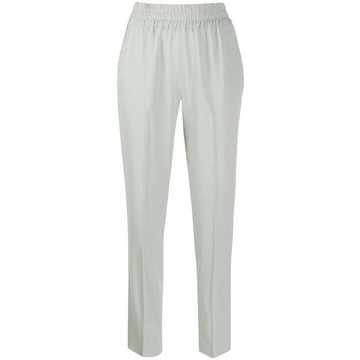 high-rise cropped trousers