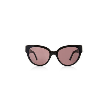 Round-Frame Acetate Sunglasses