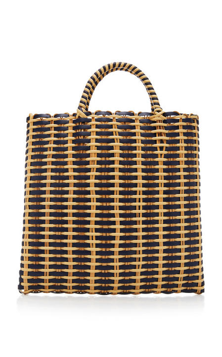 Carolyn Woven Raffia Tote展示图