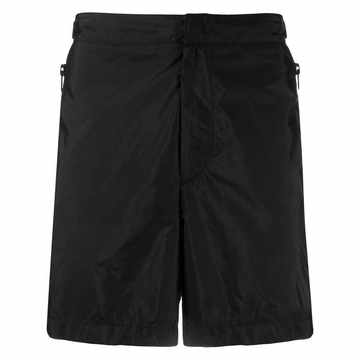 Gabardine touch strap shorts