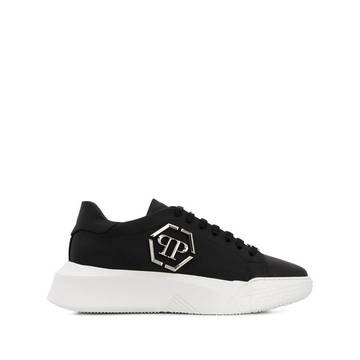 logo plaque low top sneakers