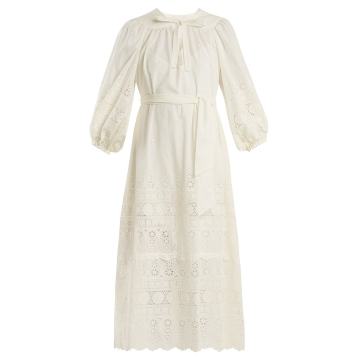 Kali broderie-anglaise cotton dress