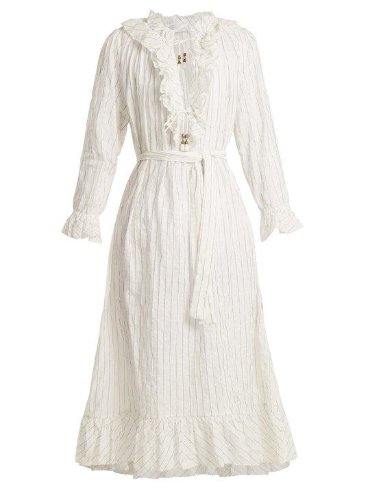 Corsair Pinstripe cotton-blend dress展示图