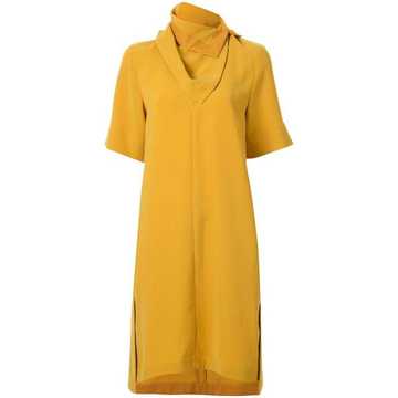 scarf neck dress