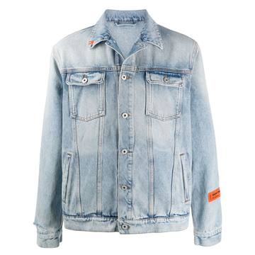 logo patch denim jacket