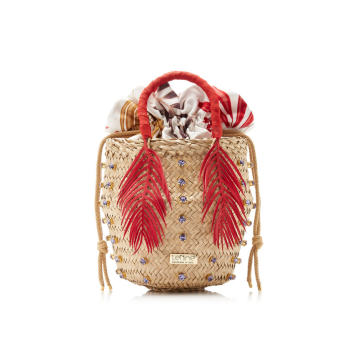 Nina Palm Cycas Top Handle Bag