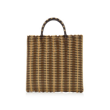 Carolyn Woven Raffia Tote