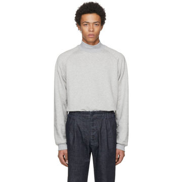 Grey Fleece Turtleneck