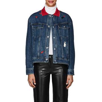 Caroli Appliquéd Denim Jacket