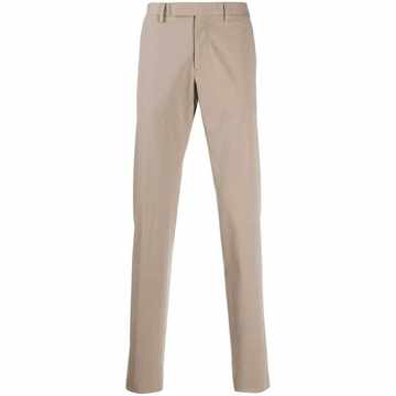 straight-leg tailored trousers