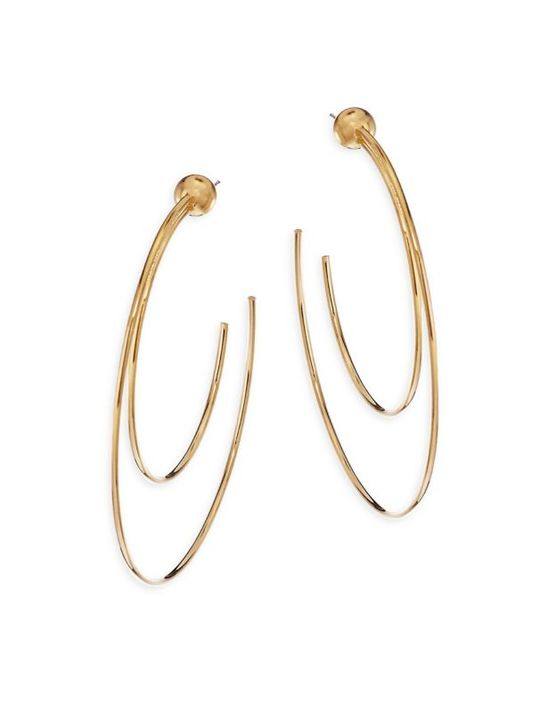 Sfera Duo Hoop Earrings/2.6"展示图