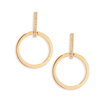 Antonia Crystal Hoop Earrings/1.5"