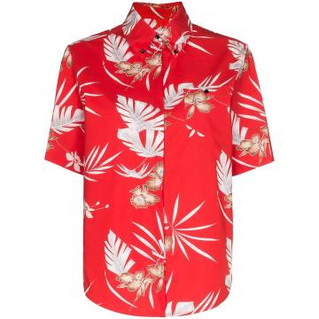 Hawaiian style floral shirt
