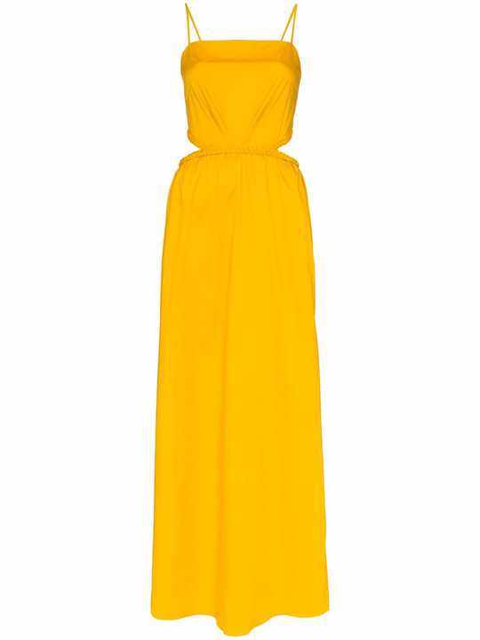 Ancient Sunrise cutout bow-detailed maxi dress展示图