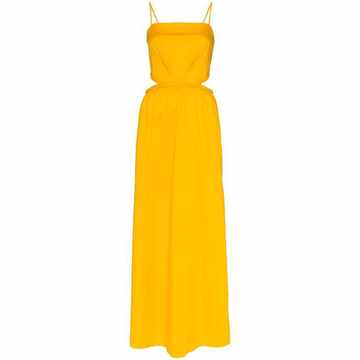 Ancient Sunrise cutout bow-detailed maxi dress