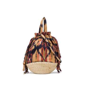 Anita tribal-print tote bag