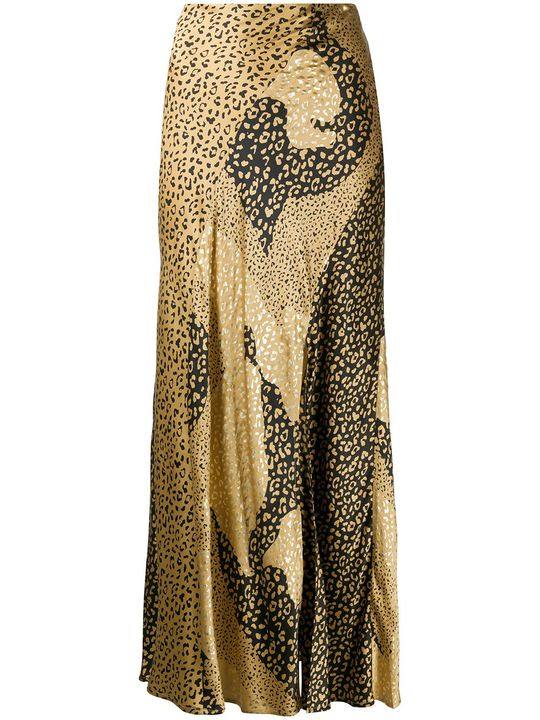 leopard print maxi skirt展示图