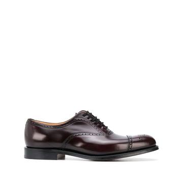 polished punch hole brogues