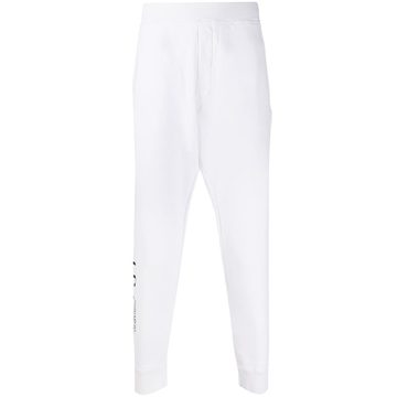 logo print track pants