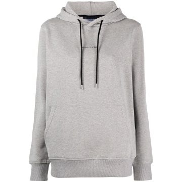 logo-print relaxed-fit hoodie