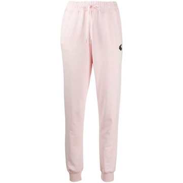 high waisted track trousers