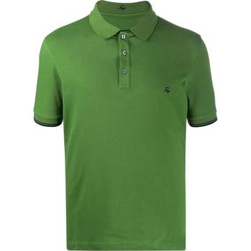 embroidered logo polo shirt