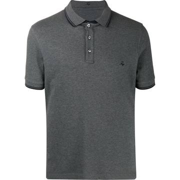 embroidered logo polo shirt