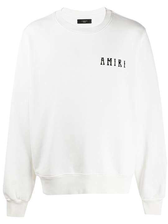 crew neck oversized logo jumper展示图