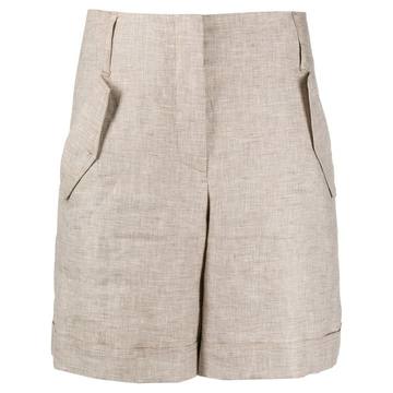 wide leg tailored shorts