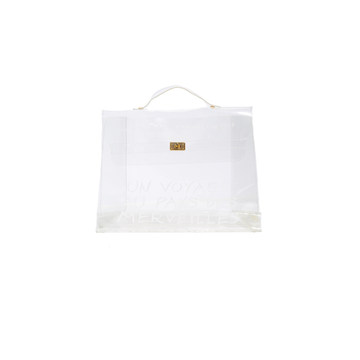 Hermes Clear Vinyl Kelly 公文包（二手）