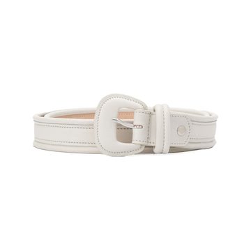 thin buckled belt