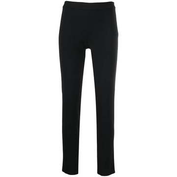 high-waist skinny trousers