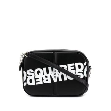 Pill logo print crossbody bag