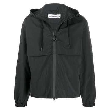 drawstring hooded jacket