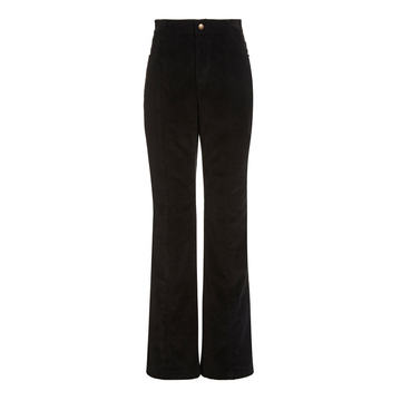 Cotton Corduroy Flared Trousers