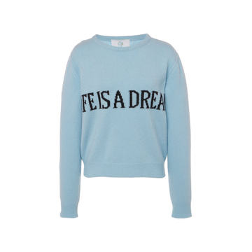 "Life Is A Dream" Eco-Cashmere Cropped Sweater