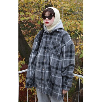 Wool Check Shirt