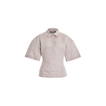 Carro Oversized Cotton-Linen Top