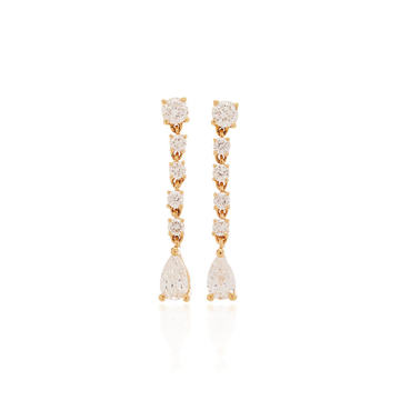 Rope 18K Gold Diamond Earrings