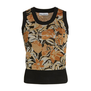 Jacquard Lurex Tank Top