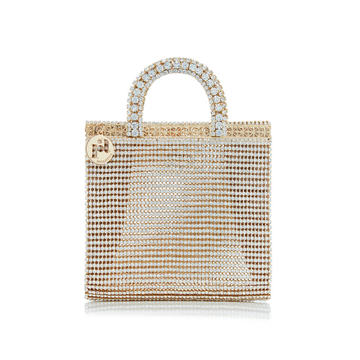 Teodora Crystal Top Handle Bag