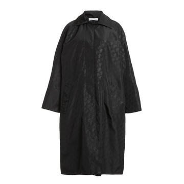 Milan Oversized Logo-Print Shell Coat