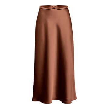 Dido Satin Midi Skirt