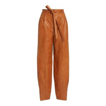 Navona High-Rise Leather Pants