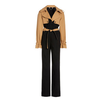 Rowan Cotton Trench Jumpsuit