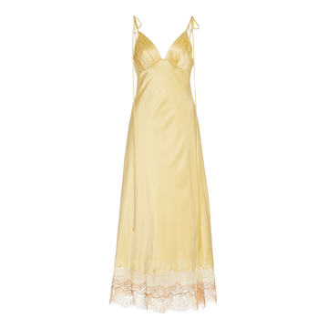 Natalie Silk-Lace Slip Dress