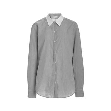 Libby Striped Cotton Poplin Shirt