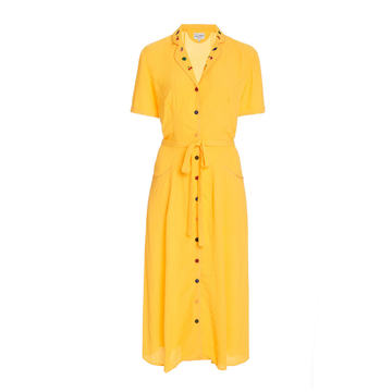 Maria Button-Down Jersey Pajama Dress