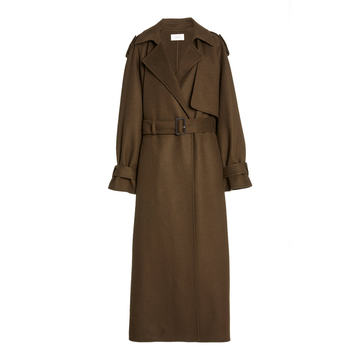 Yeli Cashmere-Silk Trench Coat