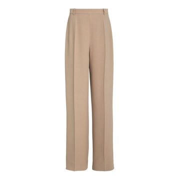 Ewan Silk Crepe Wide-Leg Pants